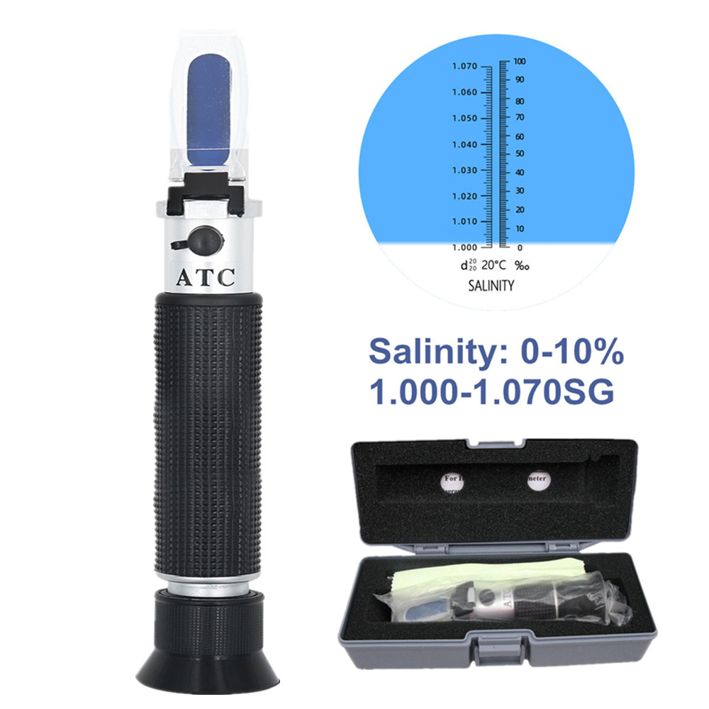 Refractometer Salinity - Ręczny refraktometr zasolenia Miernik wody z