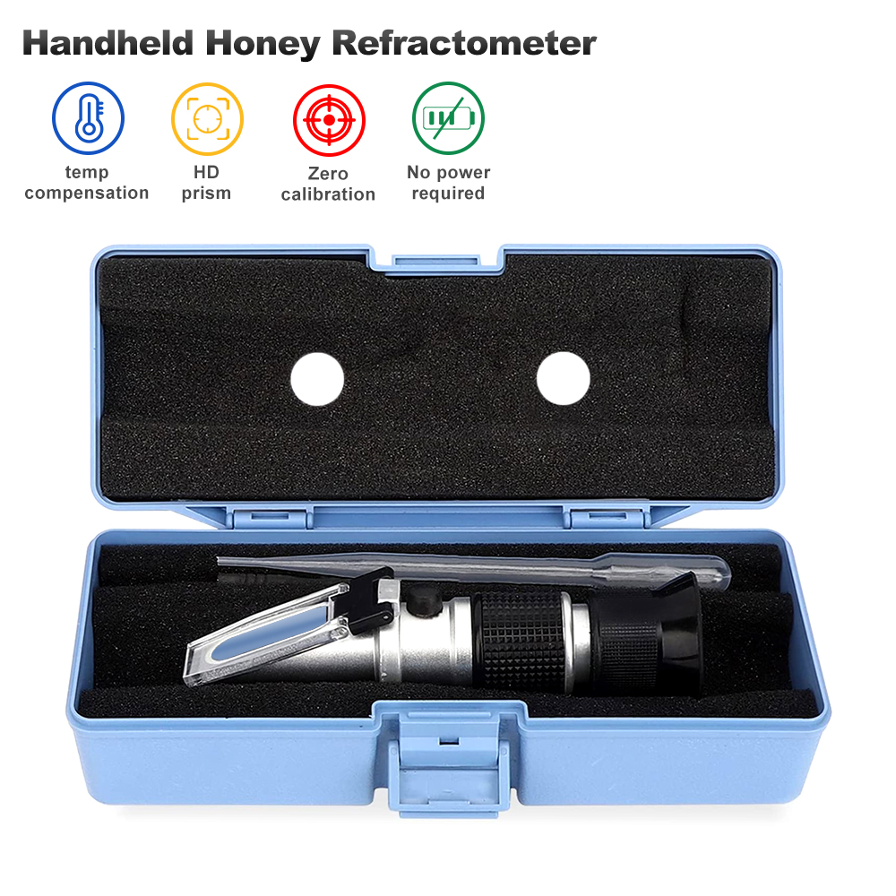 Refractometer Salinity - Ręczny refraktometr do miodu 3 w