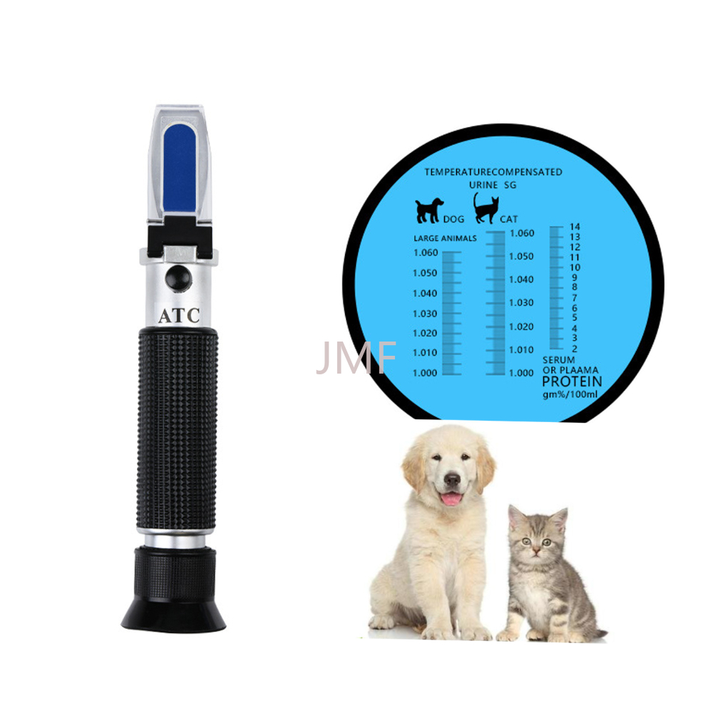 Refractometer Salinity - Veterinaria Refraktometr grawitacyjny moczu Hydrometr zwierząt