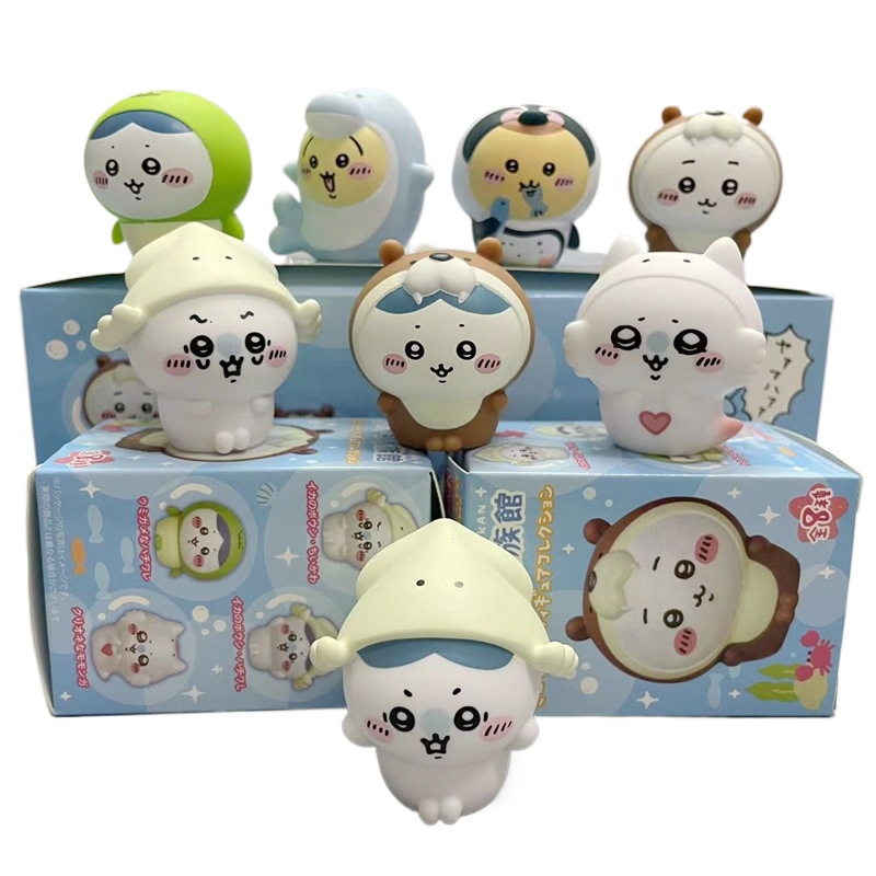 8 sztuk/pudełko Kawaii Chiikaw – Marine Life Aquariums recenzja i cena