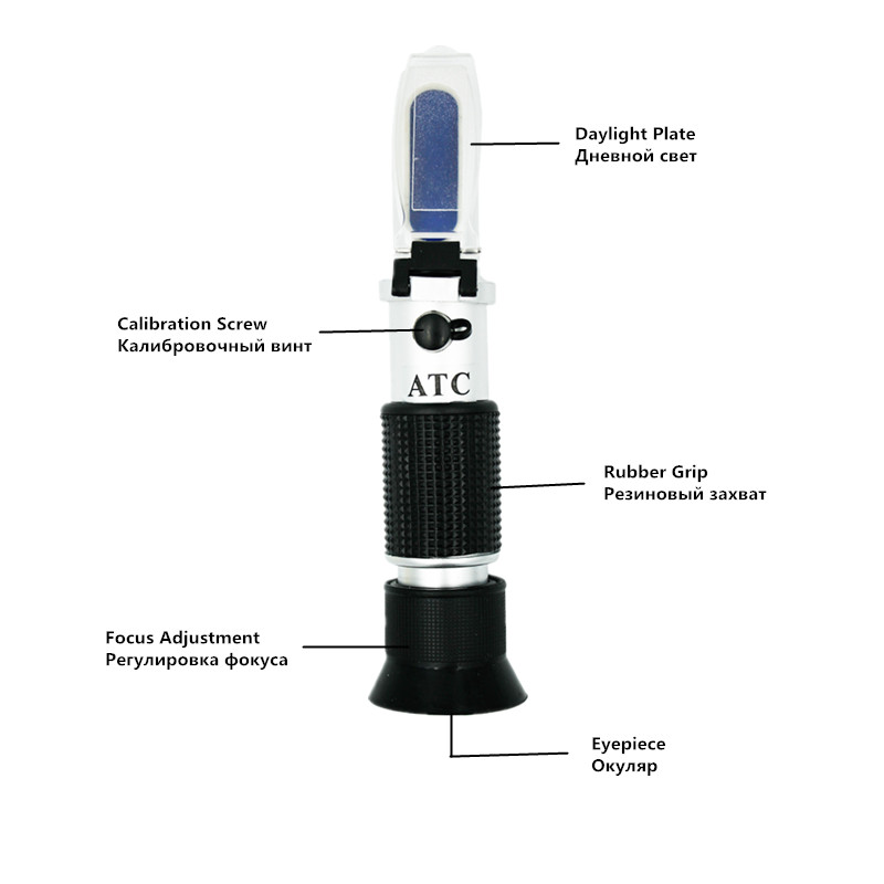 Refraktometr przenośny 2 w 1 d – Refractometer Salinity recenzja i cena