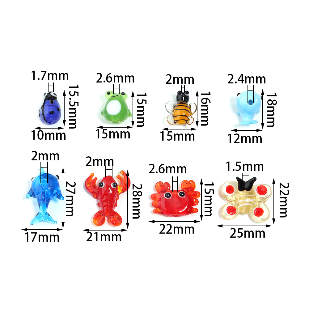 2Pcs Szklany wisiorek Zwierzęt – Aquarium Marine Fishes recenzja i cena