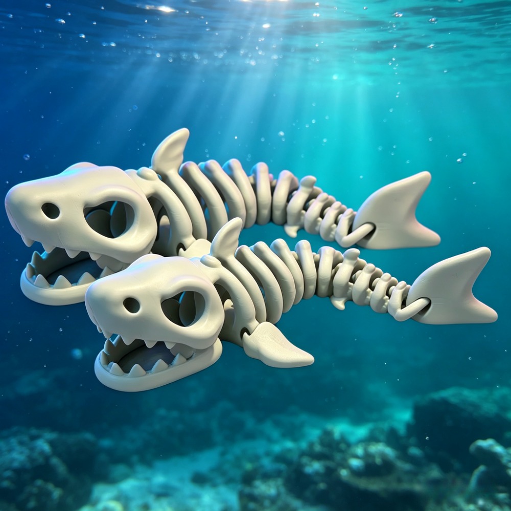 Szkielet rekina, dekoracja do  – Marine Aquarium Aquascape recenzja i cena