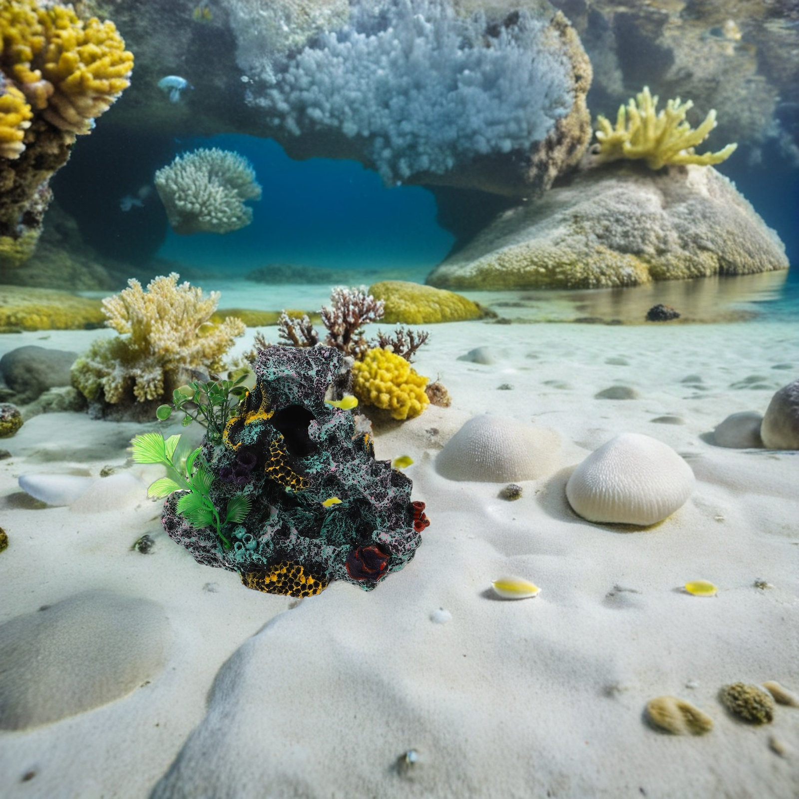2 szt. ozdób do akwarium z żyw – Marine Life Aquariums recenzja i cena