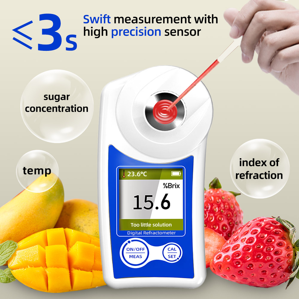 Nowy cyfrowy refraktometr Brix – Refractometer Salinity recenzja i cena