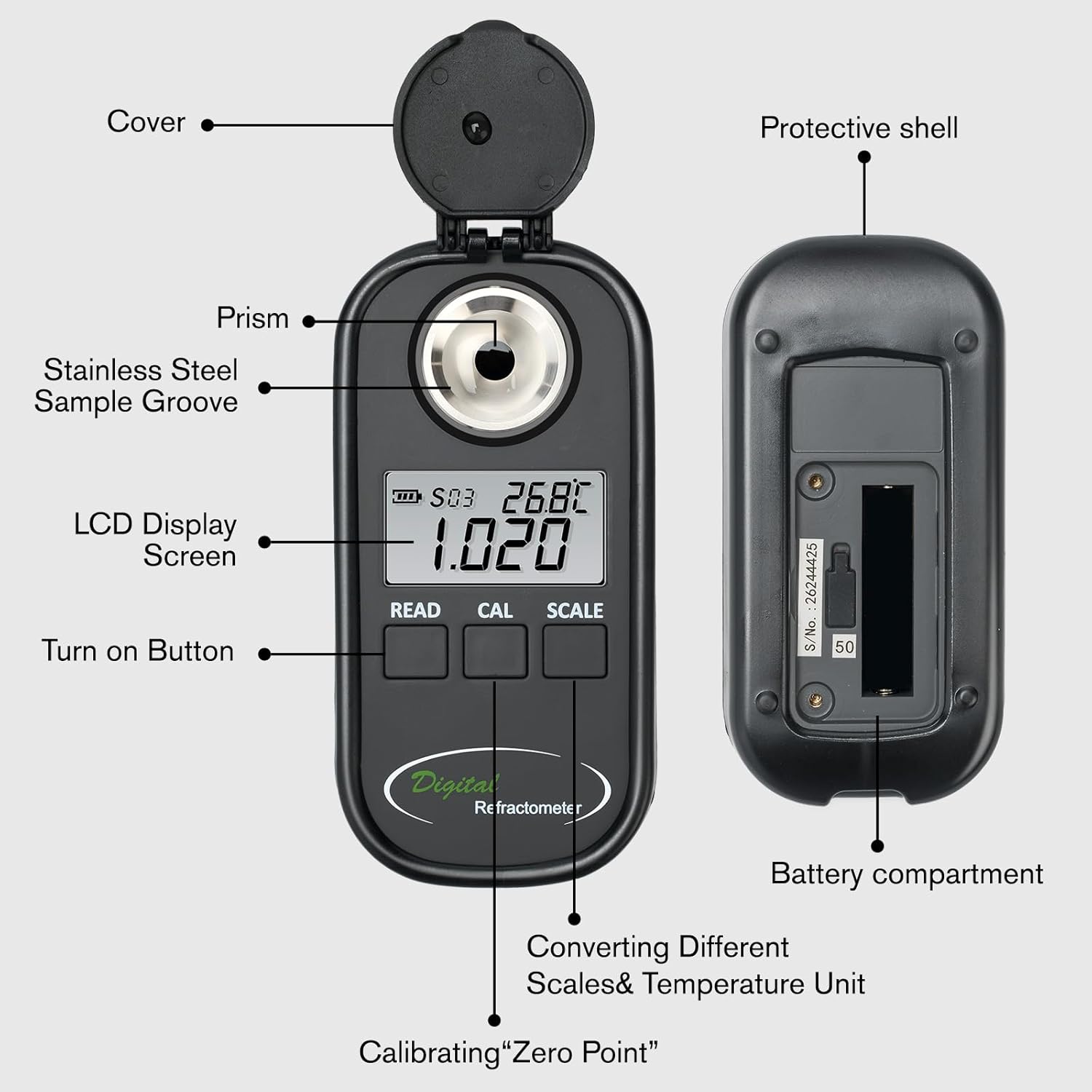 Refraktometr cyfrowy do pomiar – Refractometer Salinity recenzja i cena