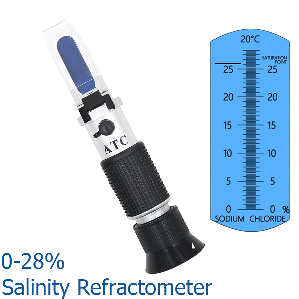 Refraktometr ATC Miernik Zasol – Refractometer Salinity recenzja i cena