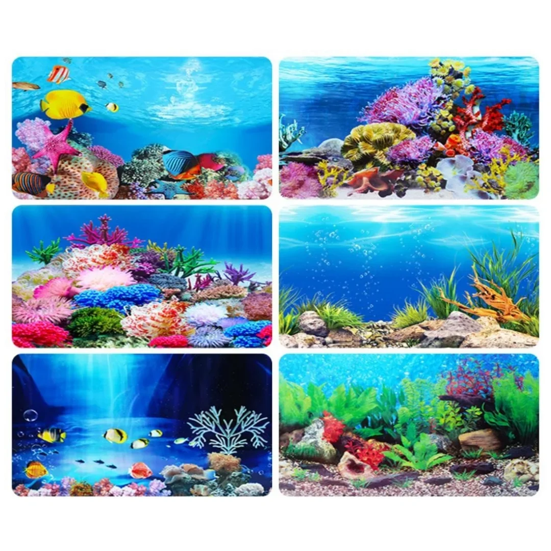 Tło Akwarium 3D Naklejka Plaka – Marine Aquarium Aquascape recenzja i cena
