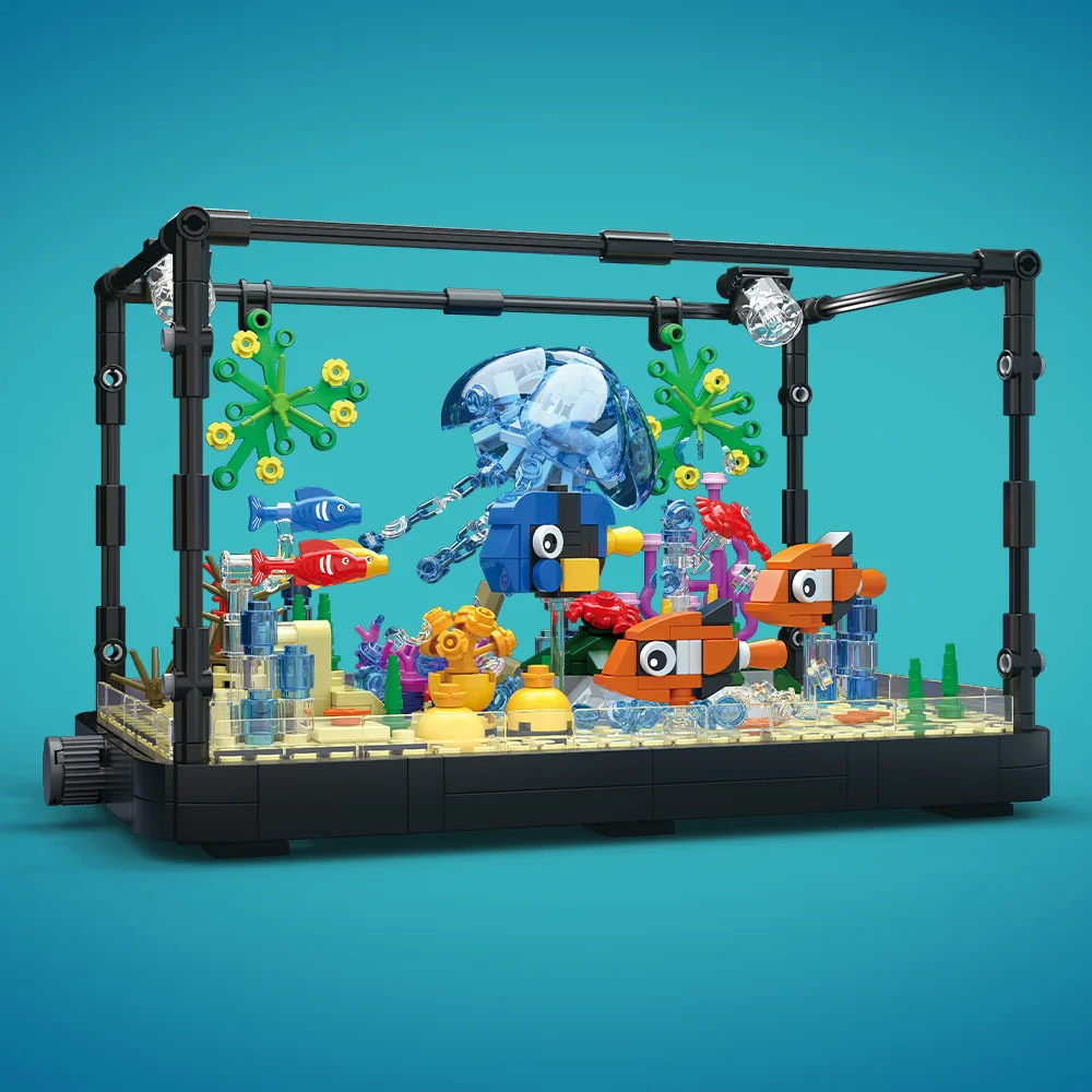 Zestaw klocków do budowy akwar – Aquarium Marine Fishes recenzja i cena