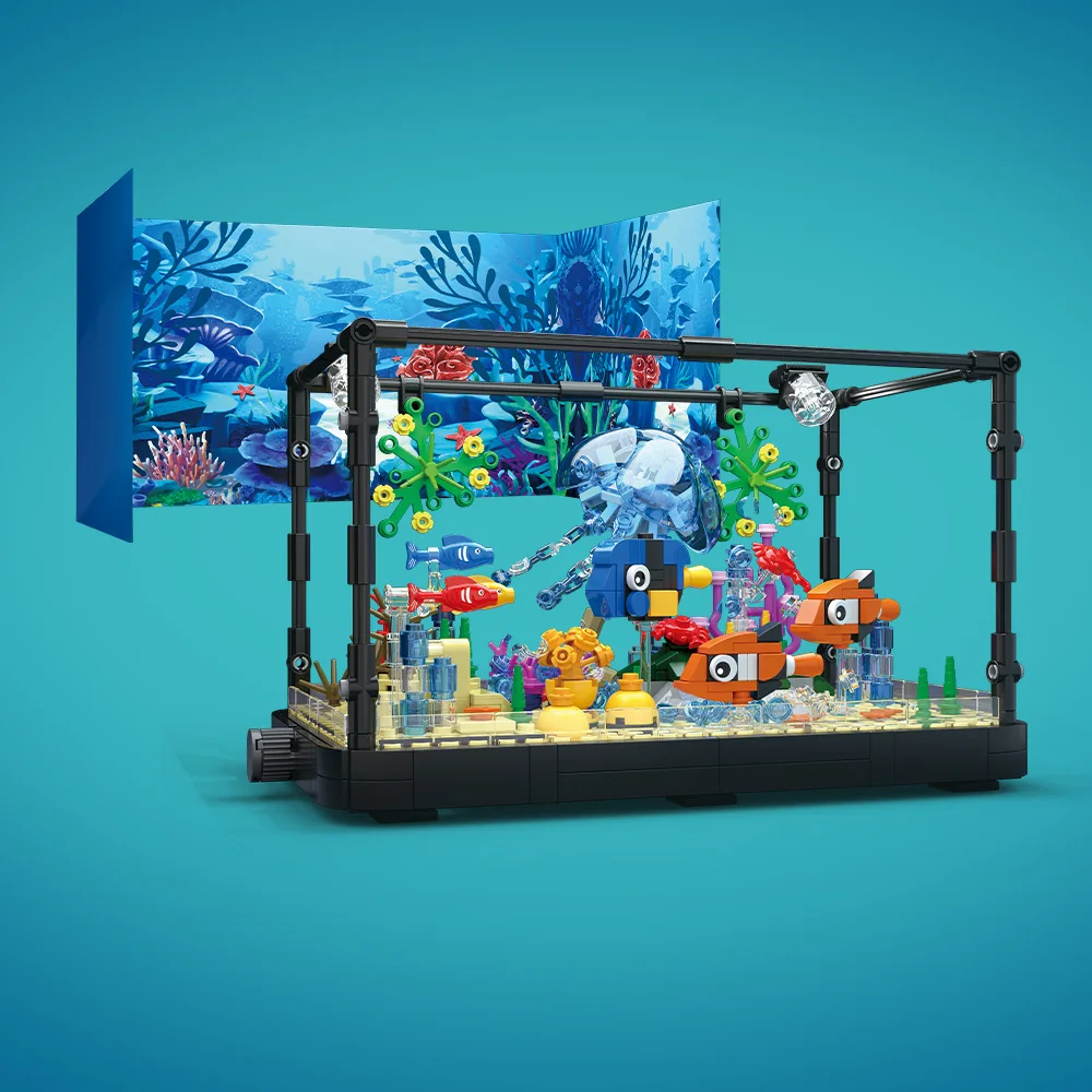 Zestaw klocków do budowy akwar – Aquarium Marine Fishes recenzja i cena