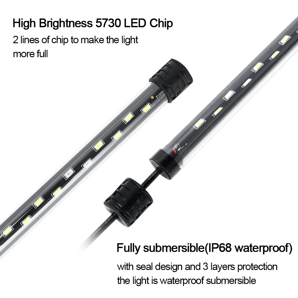 58CM oświetlenie do akwarium L – Marine Aquarium Led recenzja i cena
