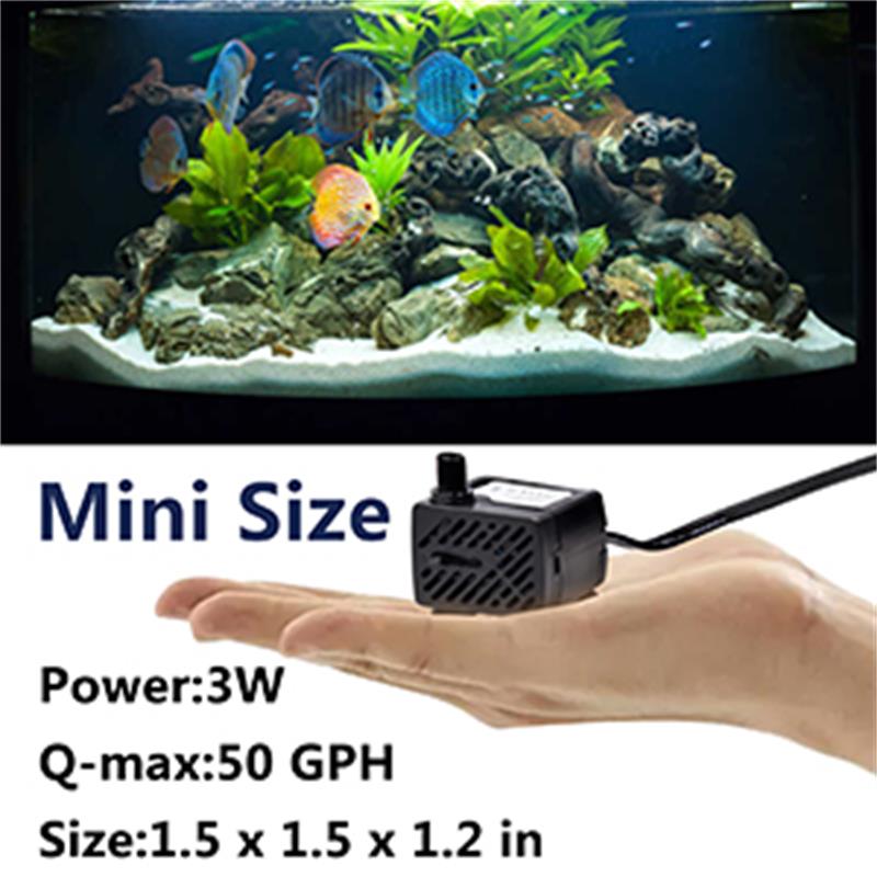 Mini pompa wodna do akwarium Ł – Marine Aquarium Dc Pump recenzja i cena